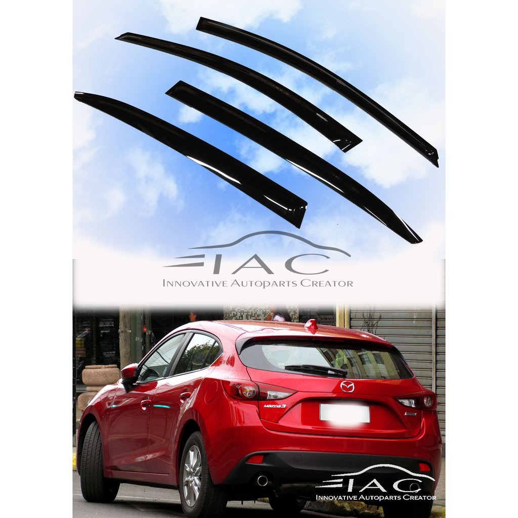 Mazda 3 馬三Hatchback 2014- 台製晴雨窗 【IAC車業】