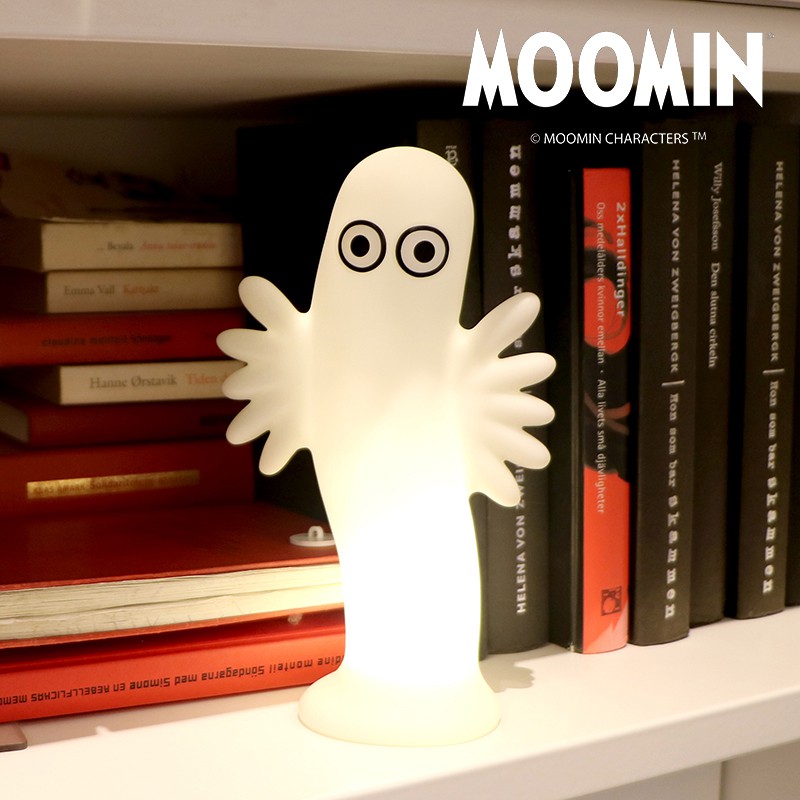 芬蘭 Moomin正版代購 嚕嚕米樹精溜溜小夜燈拍拍暖光燈臥室睡眠燈觸控充電檯燈