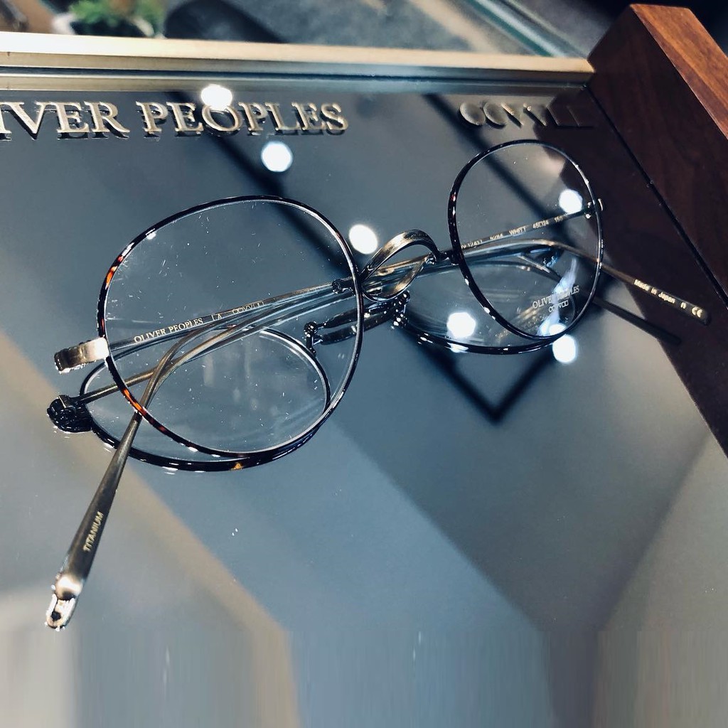 OLIVER PEOPLES |復古 琥珀圓框 金屬框 文青鏡架 歐耶眼鏡