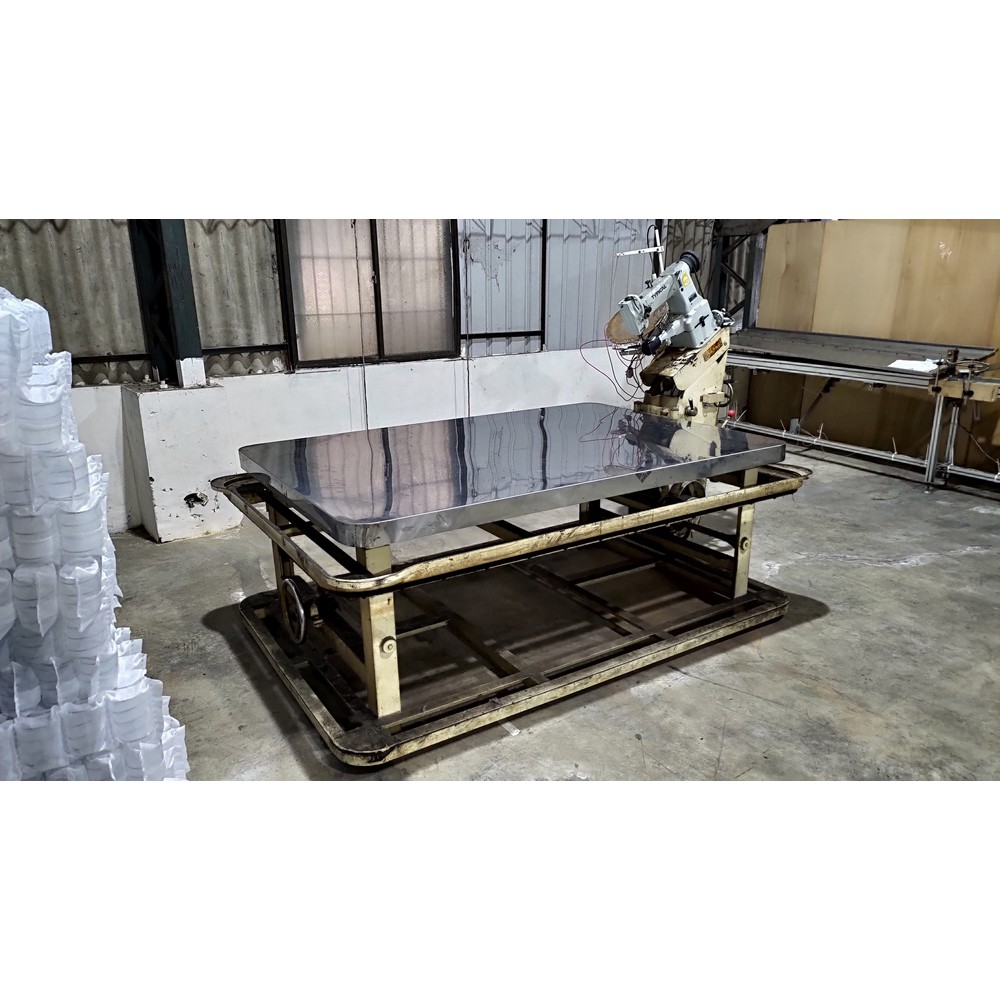 已換車床墊新圍邊機 原圍邊機有需求可洽詢 含機頭 桌面 桌架 馬達 蝦皮購物