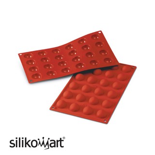 伴桌｜Silikomart 24連小半球模 SF006 / 30.006.00.0060 多連矽膠模 慕斯模 內餡模