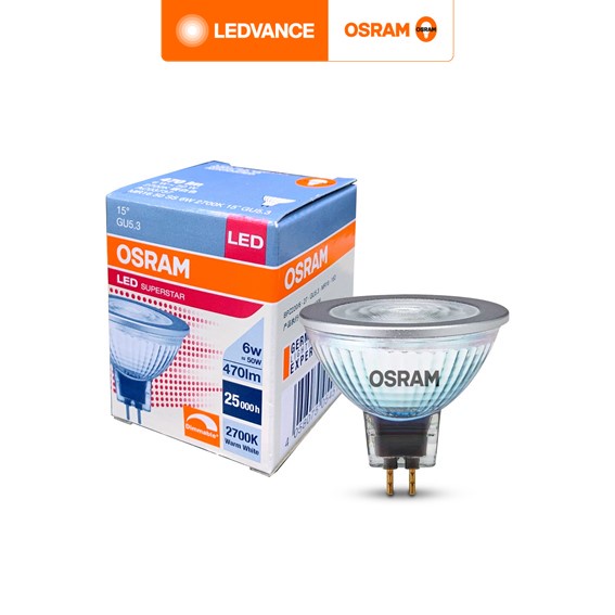 OSRAM 歐司朗 恆亮 LED MR16 6W 反射型 杯燈 15度角  官方直營店