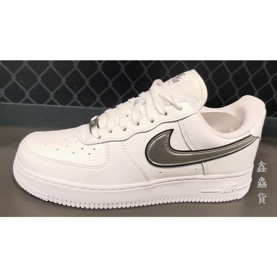 2021 九月 NIKE W AIR FORCE 1 07 ESS 休閒鞋 運動鞋 白灰 DD1523-100