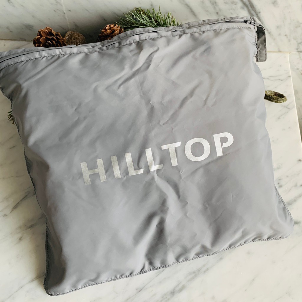 全新 HILLTOP 輕量旅行衣物收納袋 灰色 收納包 旅行收納 網格袋