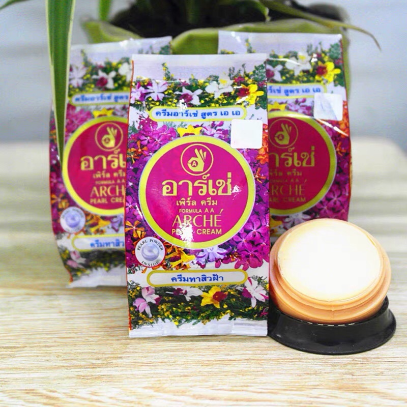 泰國進口Arche雅倩正圧 真珠膏 美膚遮瑕 珍珠膏 3g/1盒。