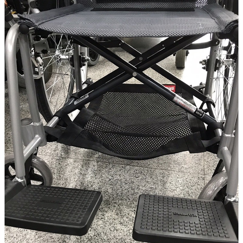 輪椅專用置物網袋～台灣製造～適用 各式15吋-18吋手動輪椅