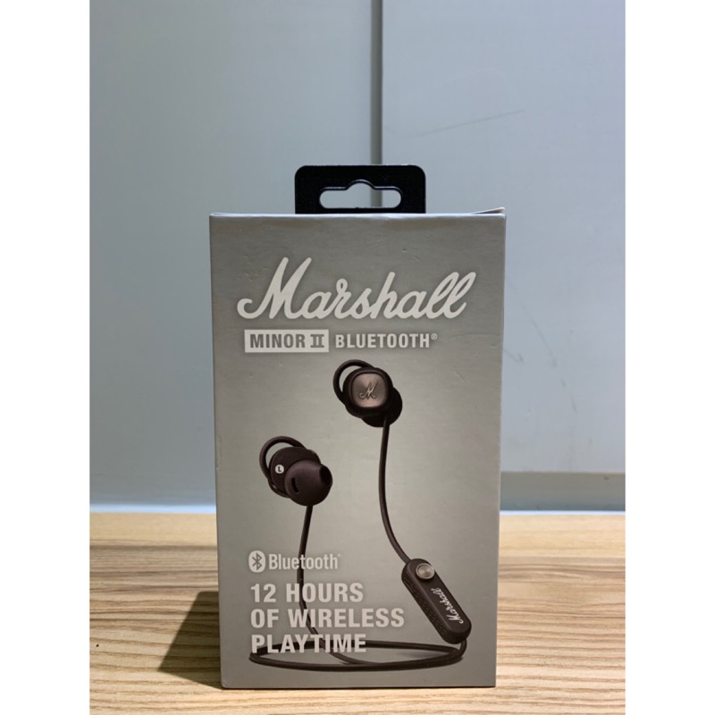 Marshall Minor II Bluetooth 咖啡色 棕色 無線藍牙 耳塞式耳機 二手 公司貨