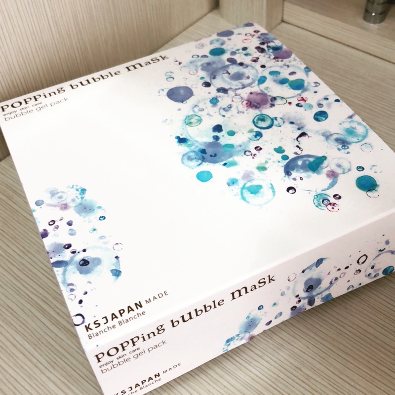 Ksjapan popping bubble mask Blanche Blanche 泡泡面膜