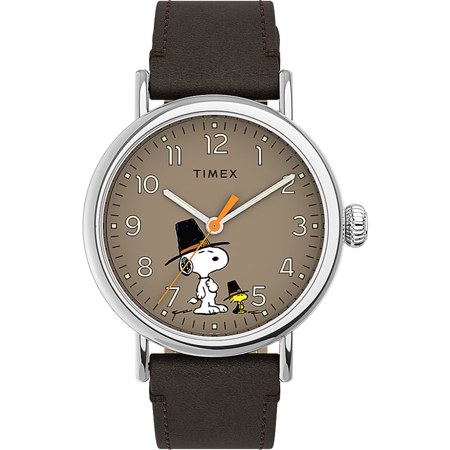 TIMEX 天美時 PEANUTS SNOOPY史努比感恩節聯名錶 TW2U86100  40mm 原廠公司貨保固一年