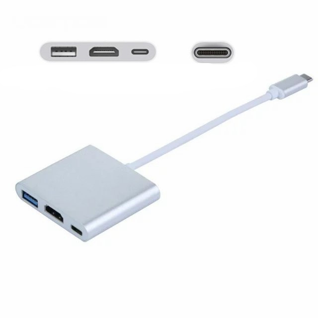 TYPE-C 輸入 HDMI /USB TYPE-C 充電 TYPE-A輸出 轉接線 轉接器 MHL