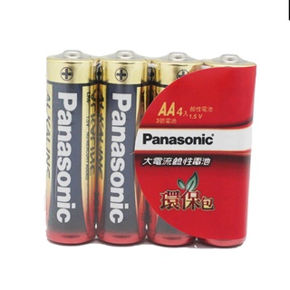 Panasonic國際牌 ALKALINE大電流鹼性電池3號4入