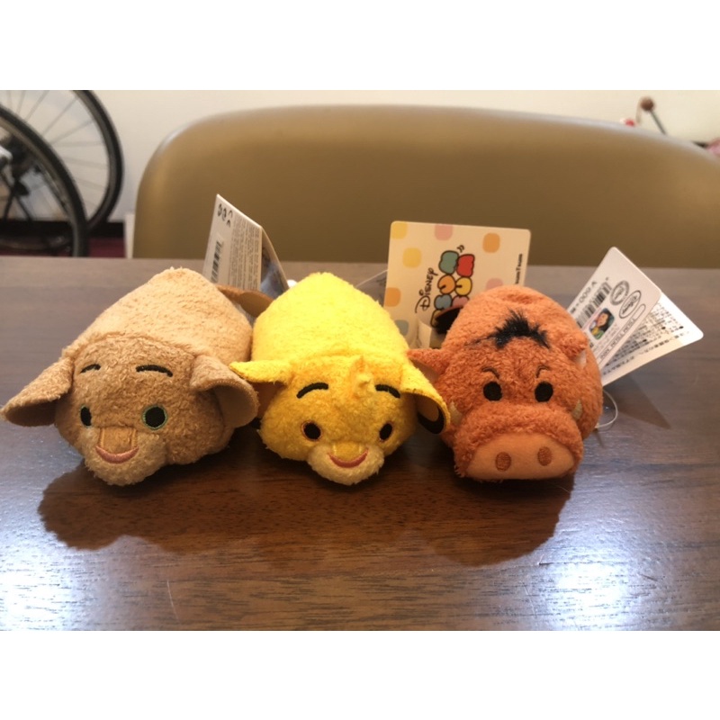 現貨 迪士尼 正版 獅子王 TSUMTSUM tsum 娜娜 彭彭 澎澎 辛巴 日本帶回 美國帶回 玩偶 疊疊樂 娃娃