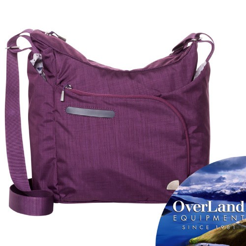 【OVERLAND 美國 Belvedere輕量多功能側背包《紫》】OL161NBD0174/斜背包/書包/肩/悠遊山水