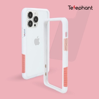 【Telephant 太樂芬】iPhone 13/Pro/Max NMDer 抗汙防摔手機殼 (白玫瑰)｜手機保護殼