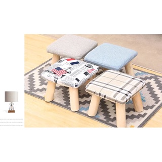 家用小凳子/客廳矮凳/實木布皮凳/兒童凳