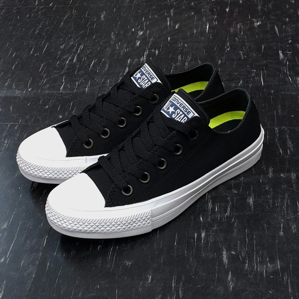 全新converse Chuck Taylor All Star Ii 2代低筒黑色帆布鞋墊150149c 蝦皮購物