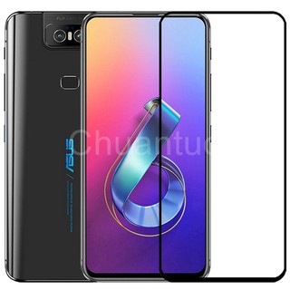 滿版 保護貼 玻璃貼 鋼化膜適用華碩Asus Zenfone 6 6z 2019 ZS630KL I01WD