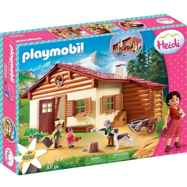 [TC玩具] PLAYMOBIL 摩比人  70253 阿爾卑斯山少女 Heidi 高山小屋 原價2695 特價