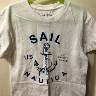 二手 美國 Nautical 短袖T桖 上衣 8歲 130公分 男童