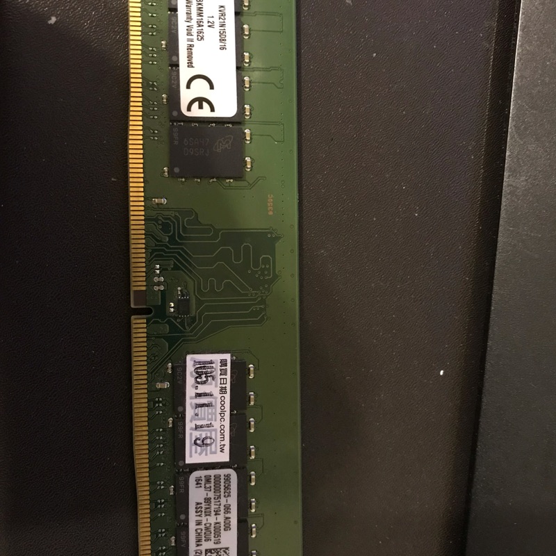 二手金士頓16G DDR4 時脈2133