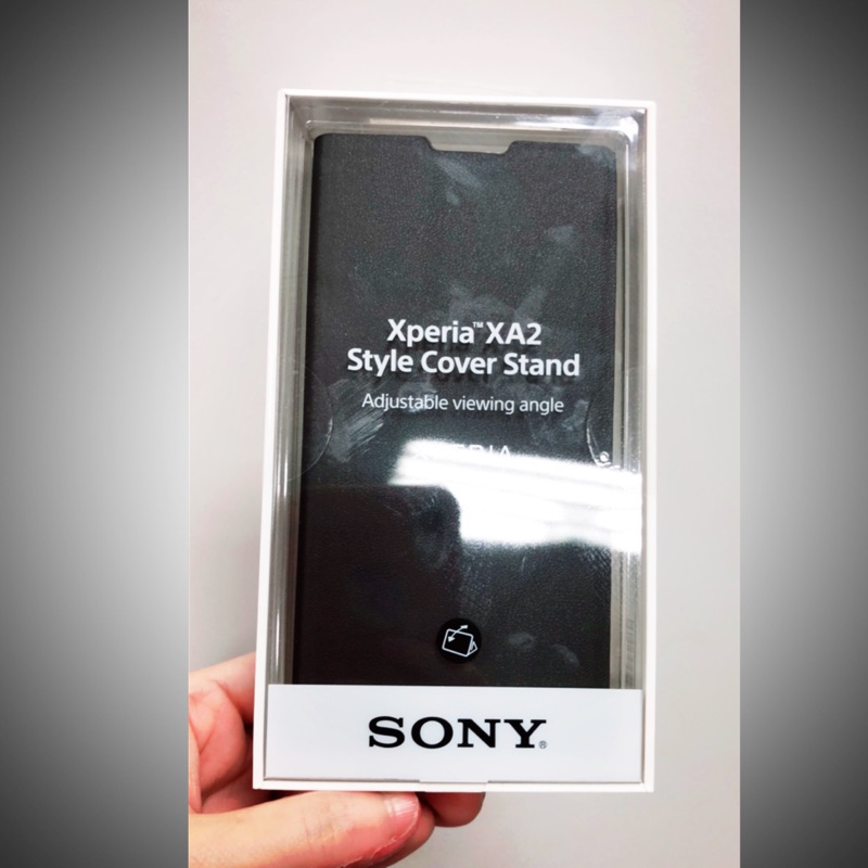 ✨全新未拆封✨【原廠盒裝】索尼 SONY Xperia XA2 （SCSH10）原廠側翻式時尚保護套●側掀皮套-黑