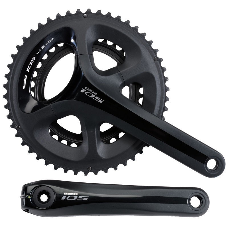 SHIMANO 105 FC-5800 CT盤 50/34t 腿長172.5 11速 黑色 含M-BBR60 日牙BB