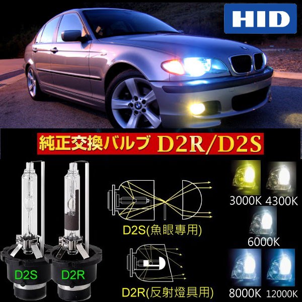 ~ D2S/D2R HID燈泡原廠HID交換型3000K 4300K 6000K 8000K 12000K