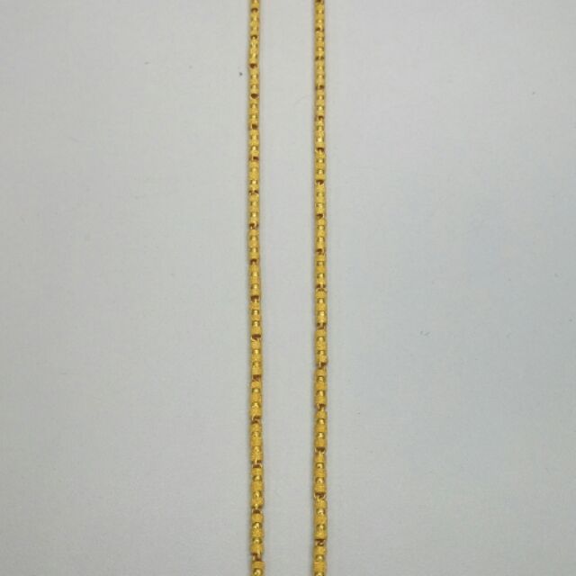 一兩純金男生項鏈，長度一尺2