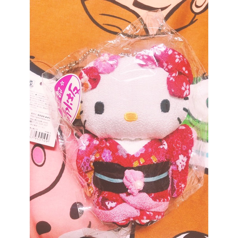 《新貨》日本京都Hello kitty和服精緻刺繡吊飾娃娃