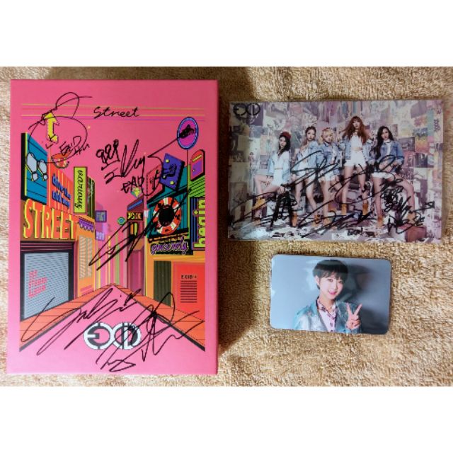【Seulchan🍔】EXID《STREET》首張正規專輯全體成員簽名版
