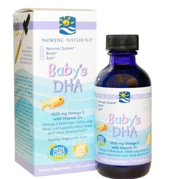Nordic Naturals, 嬰兒 Baby's DHA, with Vitamin D3, 60 ml