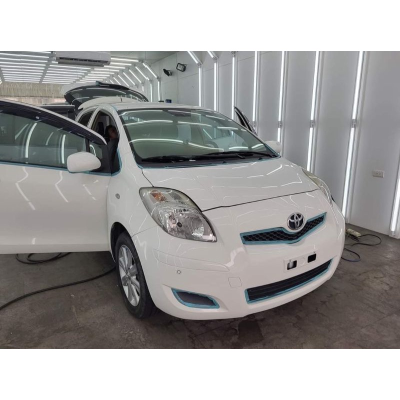 誠售二手車 豐田toyota yaris 2013 白色小鴨 實跑八萬 女用車 無煙車