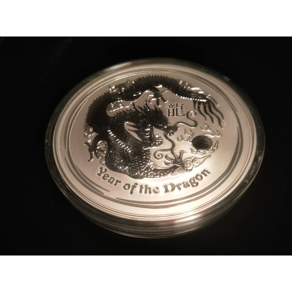 【五月の999純銀】2012澳洲龍年銀幣10盎司