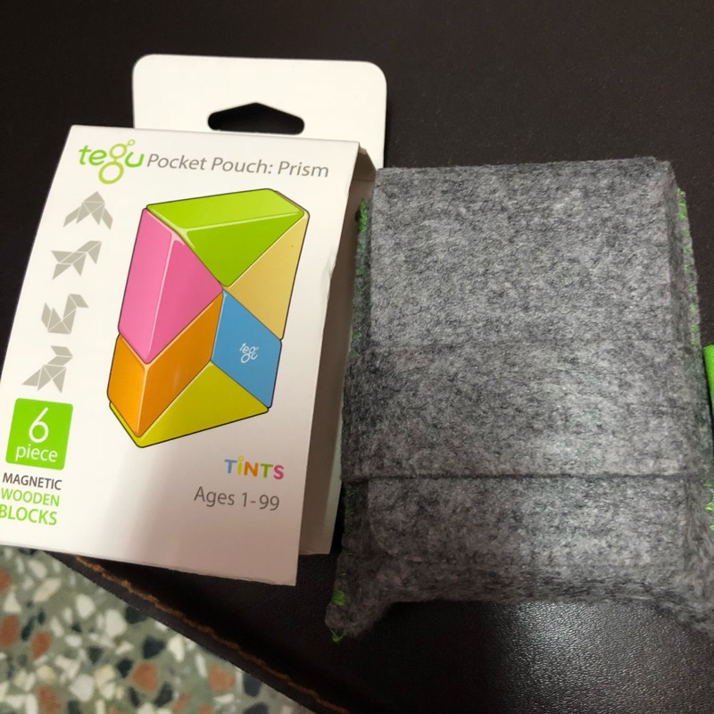 美國Tegu無毒安全磁性積木 經典口袋組 調色盤6件組 現貨