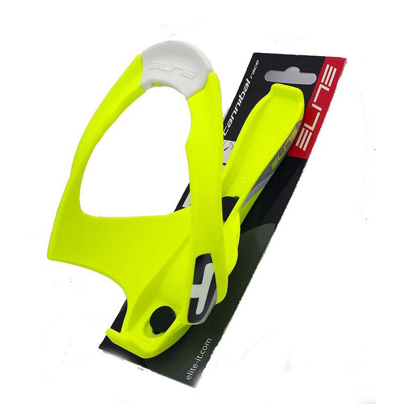 義大利ELITE Cannibal Bottle Cage 塑鋼寬口水壺架 螢光黃螢光綠