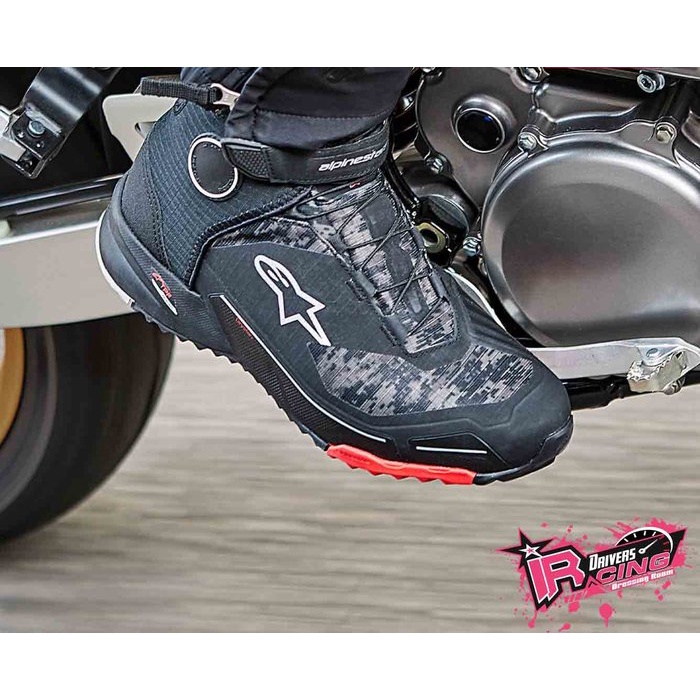 ♚賽車手的試衣間♚ Alpinestars® CR-X Drystar Camo Shoes 防水 車靴 賽車靴
