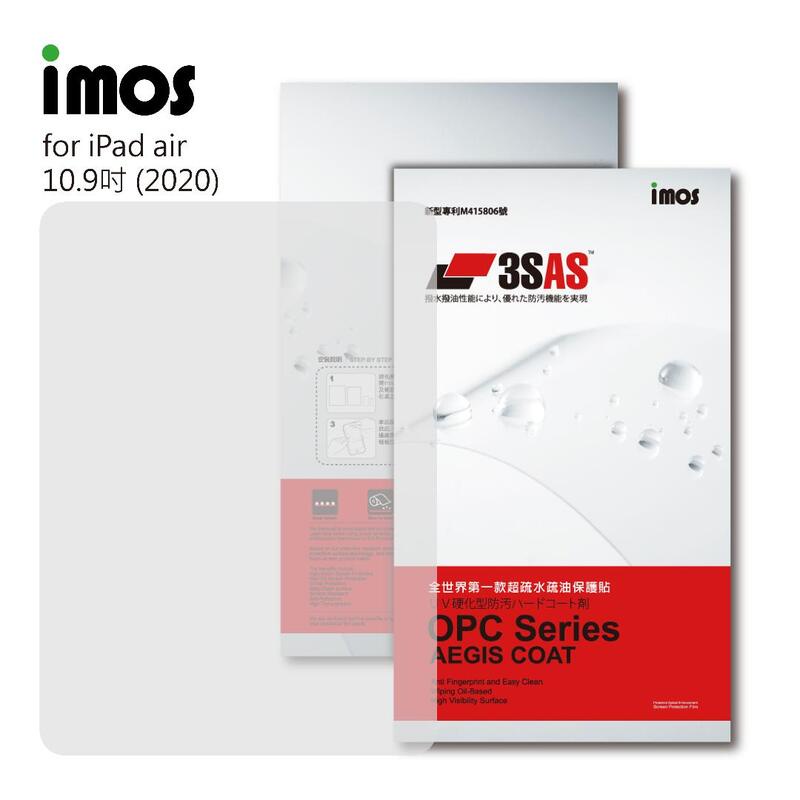 imos 【官方旗艦館】3SAS Apple iPad Air 4 2020 10.9吋 疏油疏水螢幕保護貼(塑膠製品)
