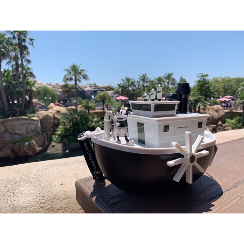❤️現貨 🇯🇵週年紀念款東京迪士尼 蒸汽米奇 黑白米奇 米奇爆米花桶 蒸汽船 復古米奇 米奇 爆米花桶 Disney