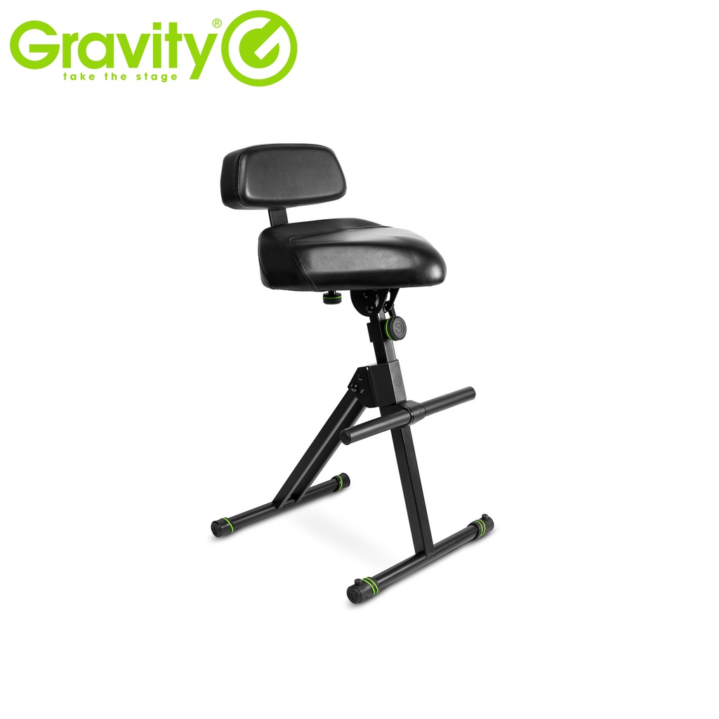 Gravity FM SEAT1BR 吉他彈奏椅 靠背設計 馬鞍型椅墊 可調整高度 全新品公司貨 現貨在庫【民風樂府】