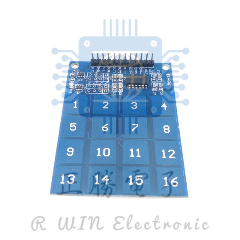 【正勝電子】 TTP229 電容式 觸摸開關  數位觸摸感測模組