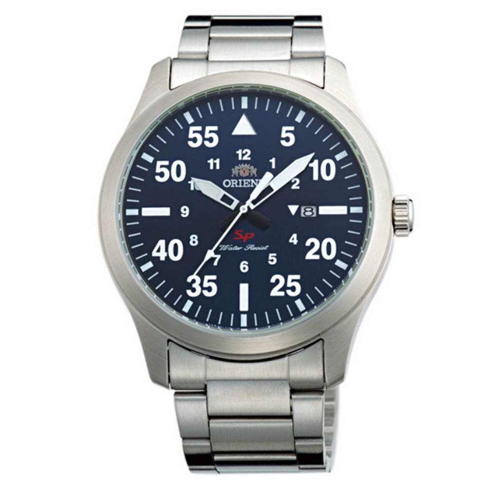 【聊聊甜甜價】ORIENT 東方錶 SP系列 FUNG2001D (藍) 飛行腕錶 / 42mm