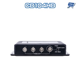 昌運監視器 CD104HD 1進4出 HD-TVI/AHD/HDCVI/CVBS 4K 高畫質影像分配器