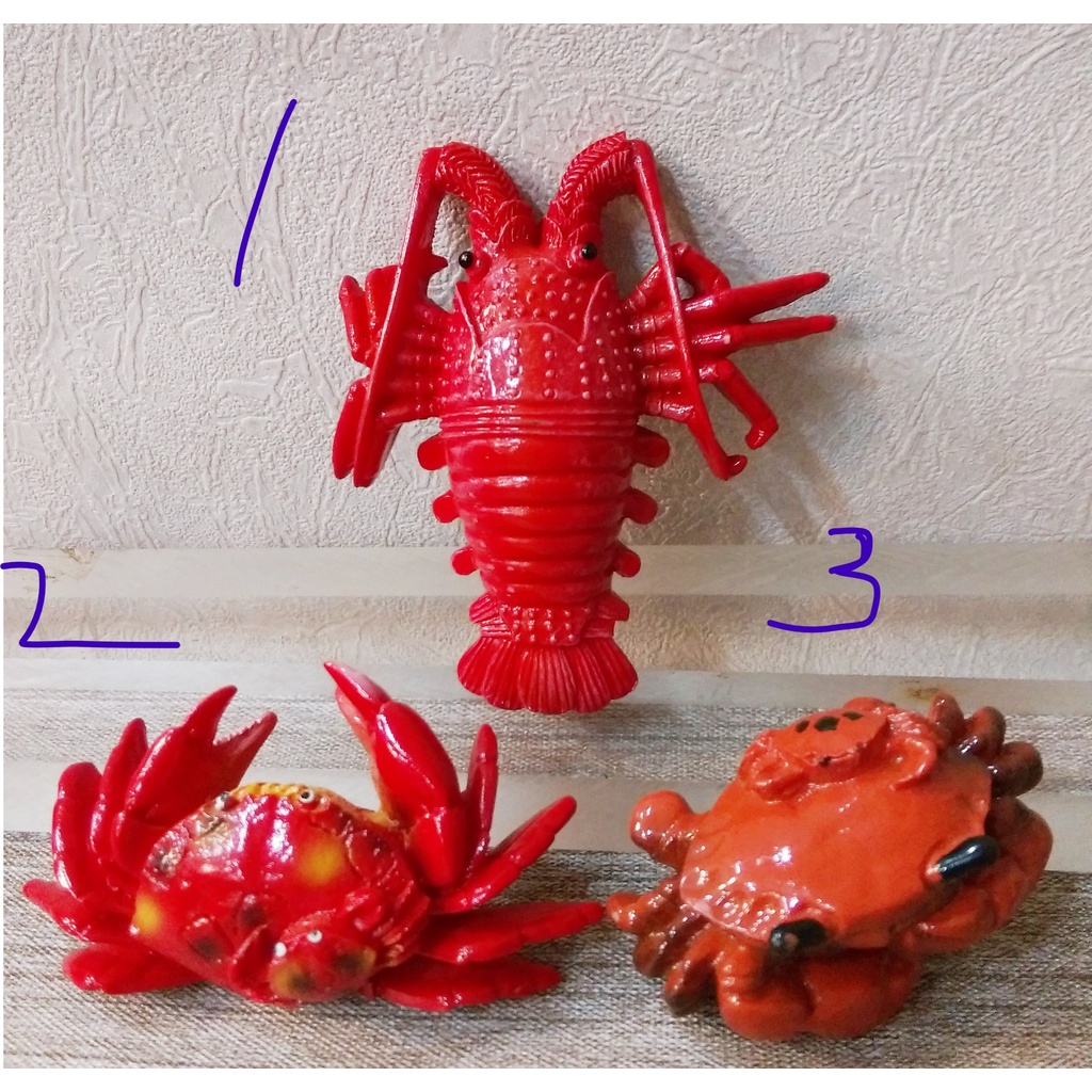 【造型磁鐵】-現貨 龍蝦 螃蟹 立體造型冰箱貼