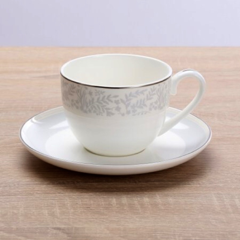 Hola 白色 骨瓷 杯盤組 茶杯 咖啡杯 盤子 古典