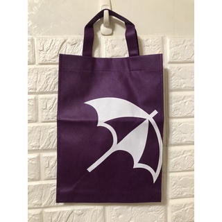Arnold Palmer 不織布環保袋 紫色 手提袋 防水袋 購物袋 雨傘牌