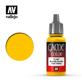 AV vallejo Game Color 72007 Gold Yellow遊戲色彩