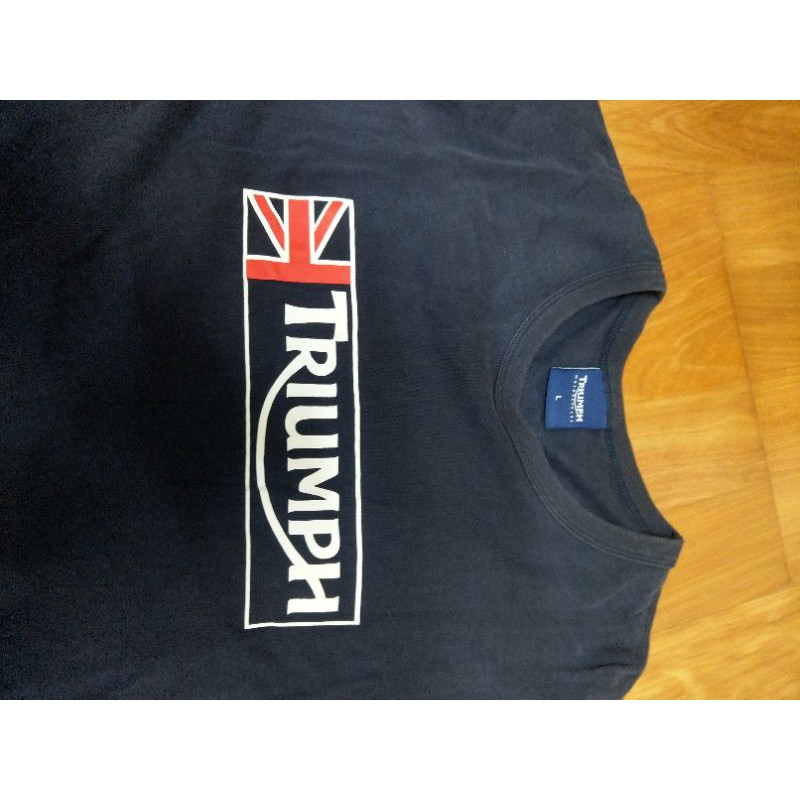 Triumph英國凱旋 深藍色T恤
