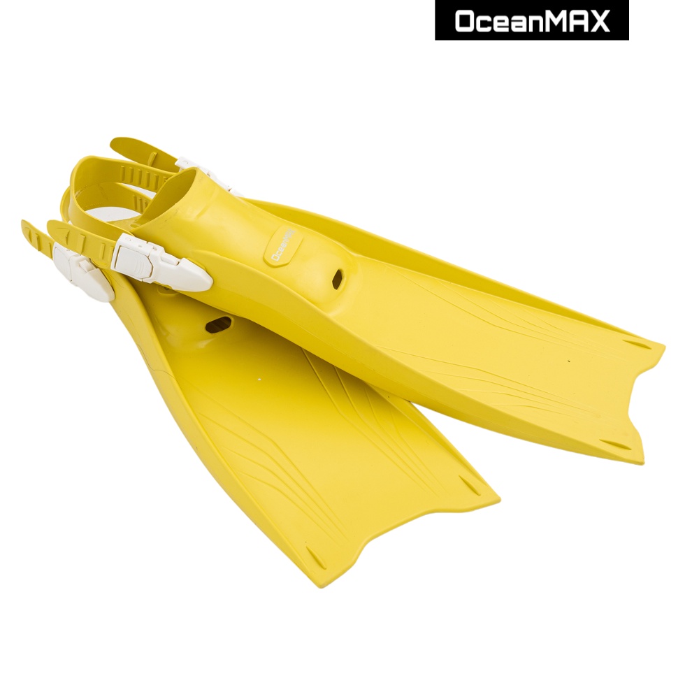 【OceanMAX】橡膠蛙鞋 - 黃｜品牌旗艦店 橡膠蛙鞋 高品質全橡膠蛙鞋  蛙鞋