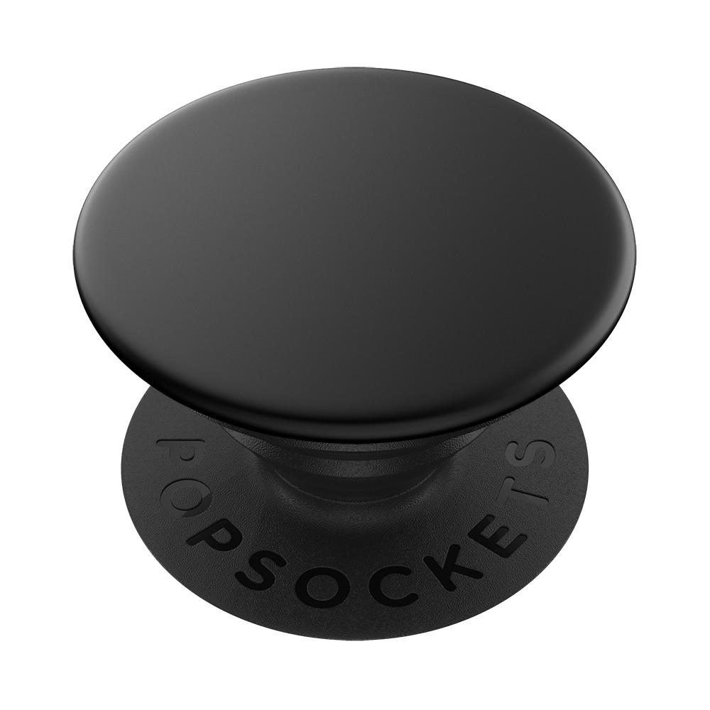 泡泡騷 PopSockets 手機支架 鋁合金黑 Aluminum Black <可替換泡泡帽>