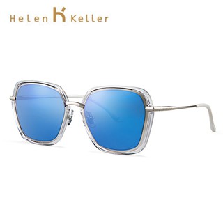 Helen Keller 耀眼偏光墨鏡 經典冰水藍多邊款 抗紫外線 H8621